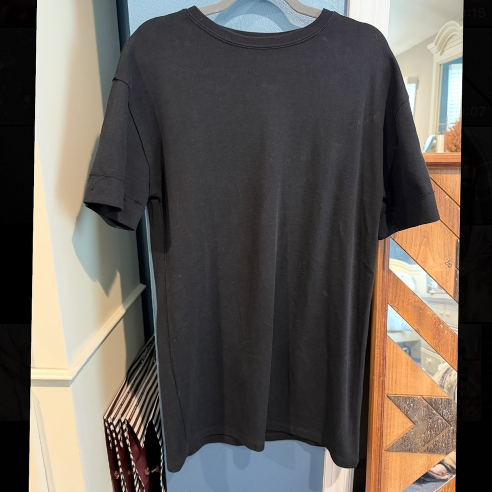 Zara Black T-Shirt Dress